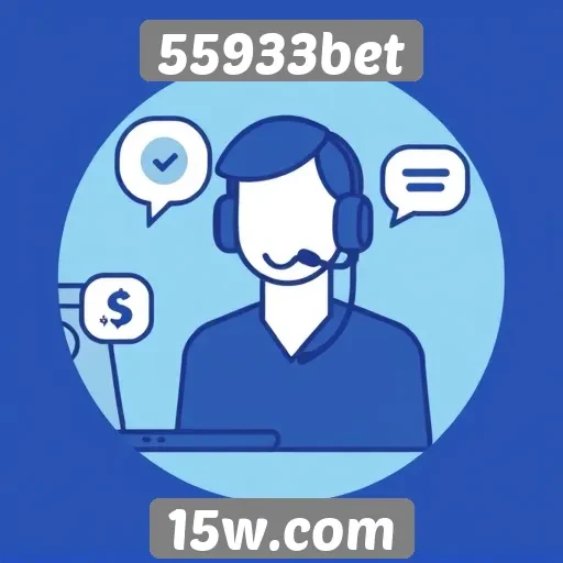 Desempenho do suporte ao cliente no site 55933bet